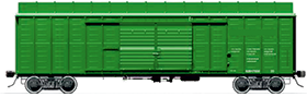 Крытые вагоны модели 11-9962